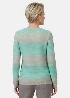 Multicolour pullover met verfrissend kleurverloop thumbnail 3