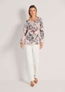 Bluse mit Blätterprint thumbnail 2