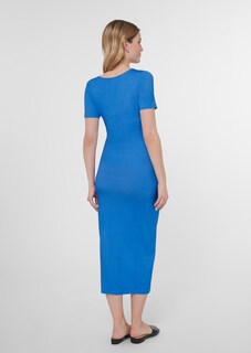 Jersey dress in midi length thumbnail 3