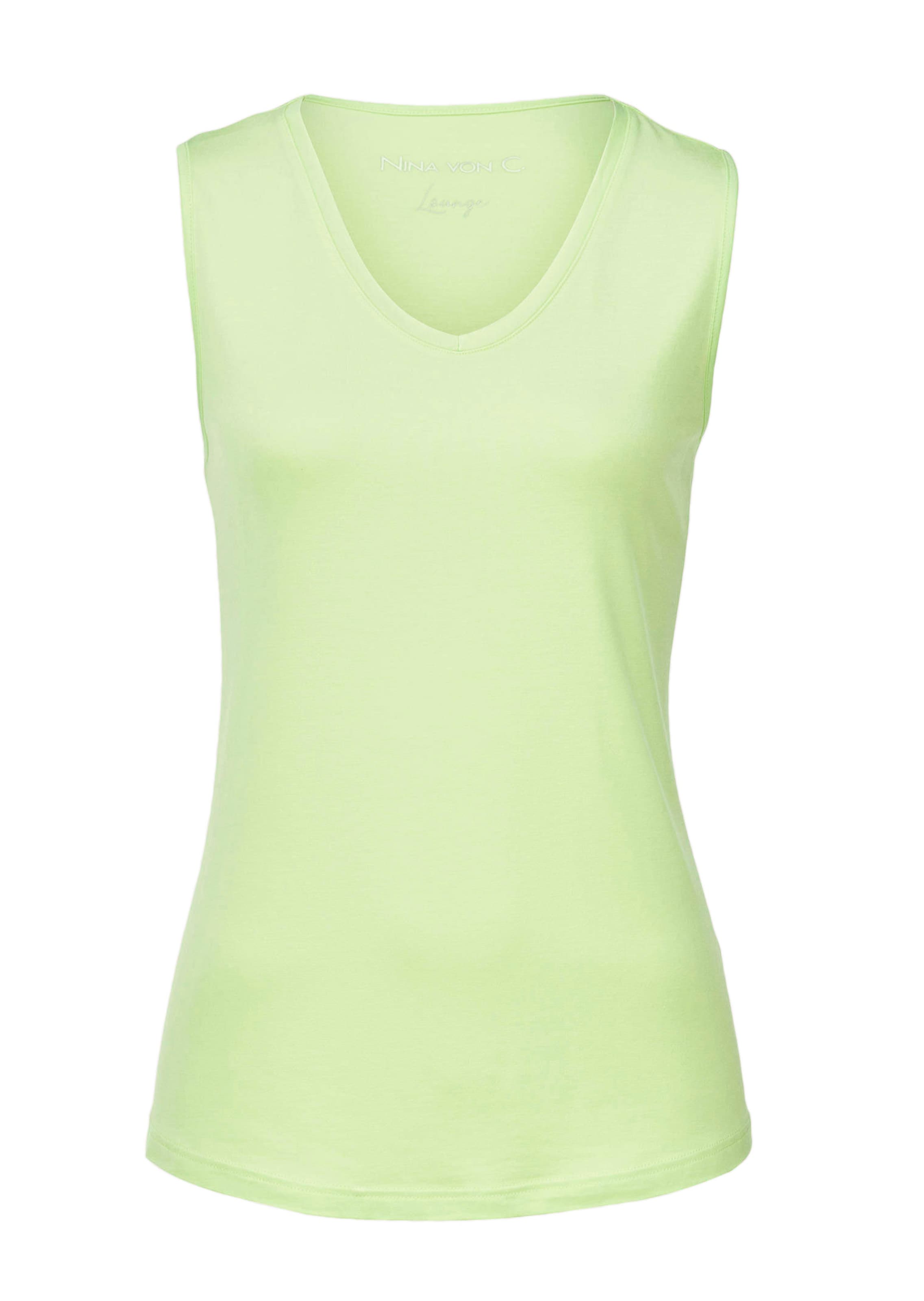 Ärmelloses Top mit V-Ausschnitt
