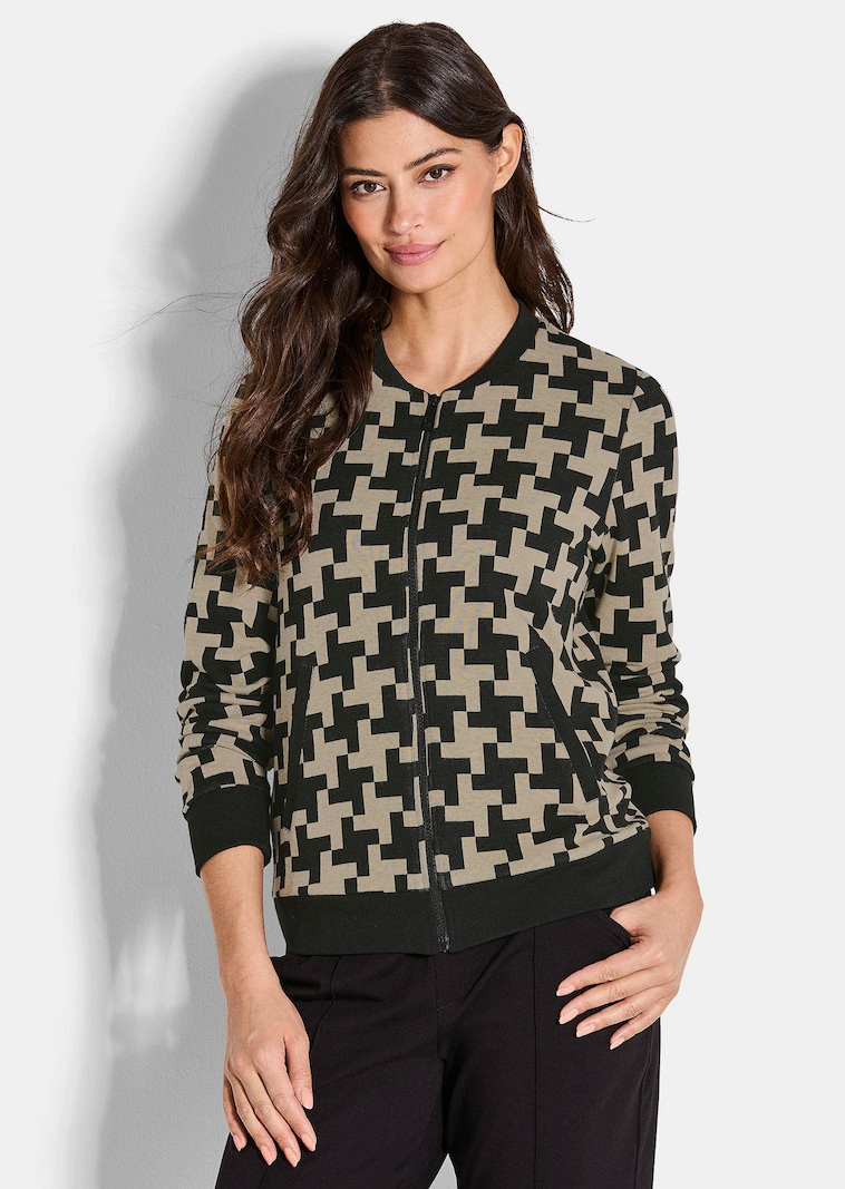 Veste de détente avec imprimé graphique