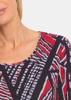 Katoenen shirt met grafische print thumbnail 5