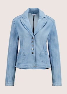 Jeans-Blazer mit Wasch-Effekten thumbnail 6