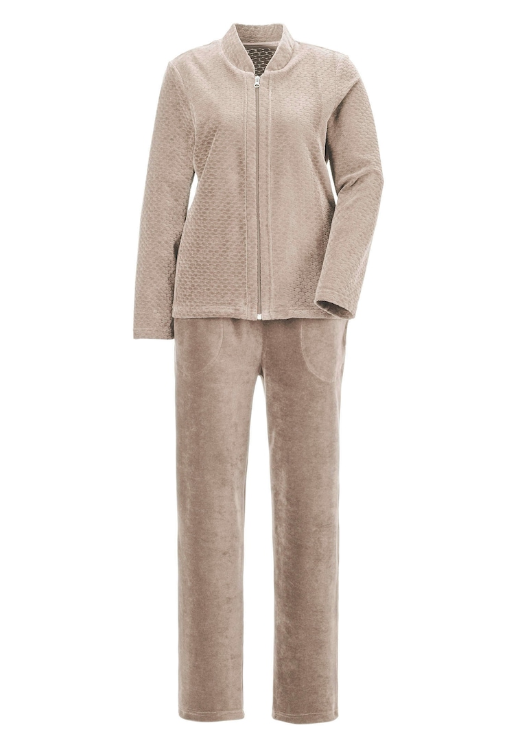 Samtweicher Nicki-Hausanzug