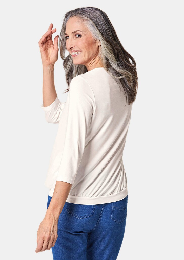 Gepflegtes Shirt in eleganter Blusen-Optik
