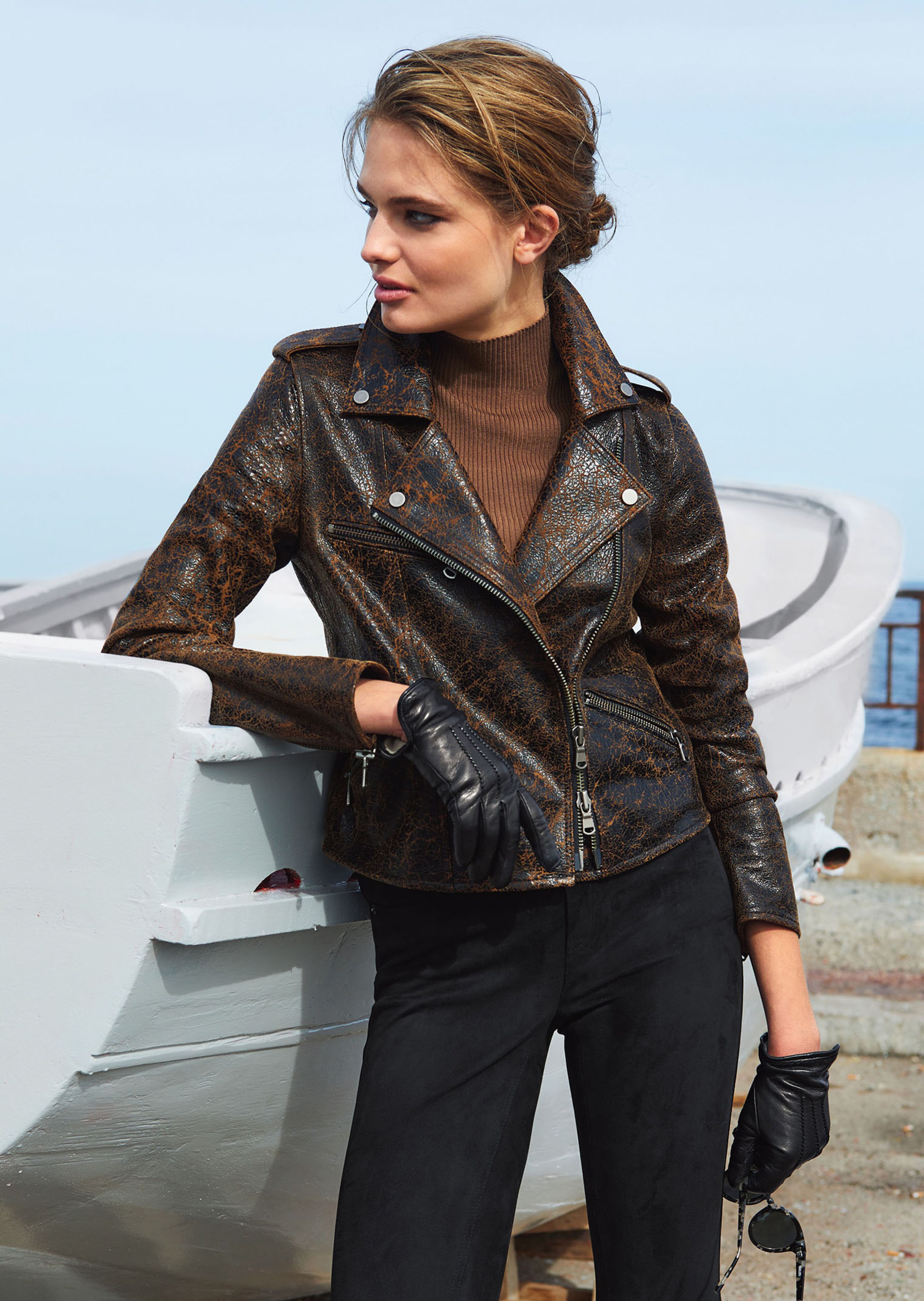 Veste. Cuir nappa de mouton