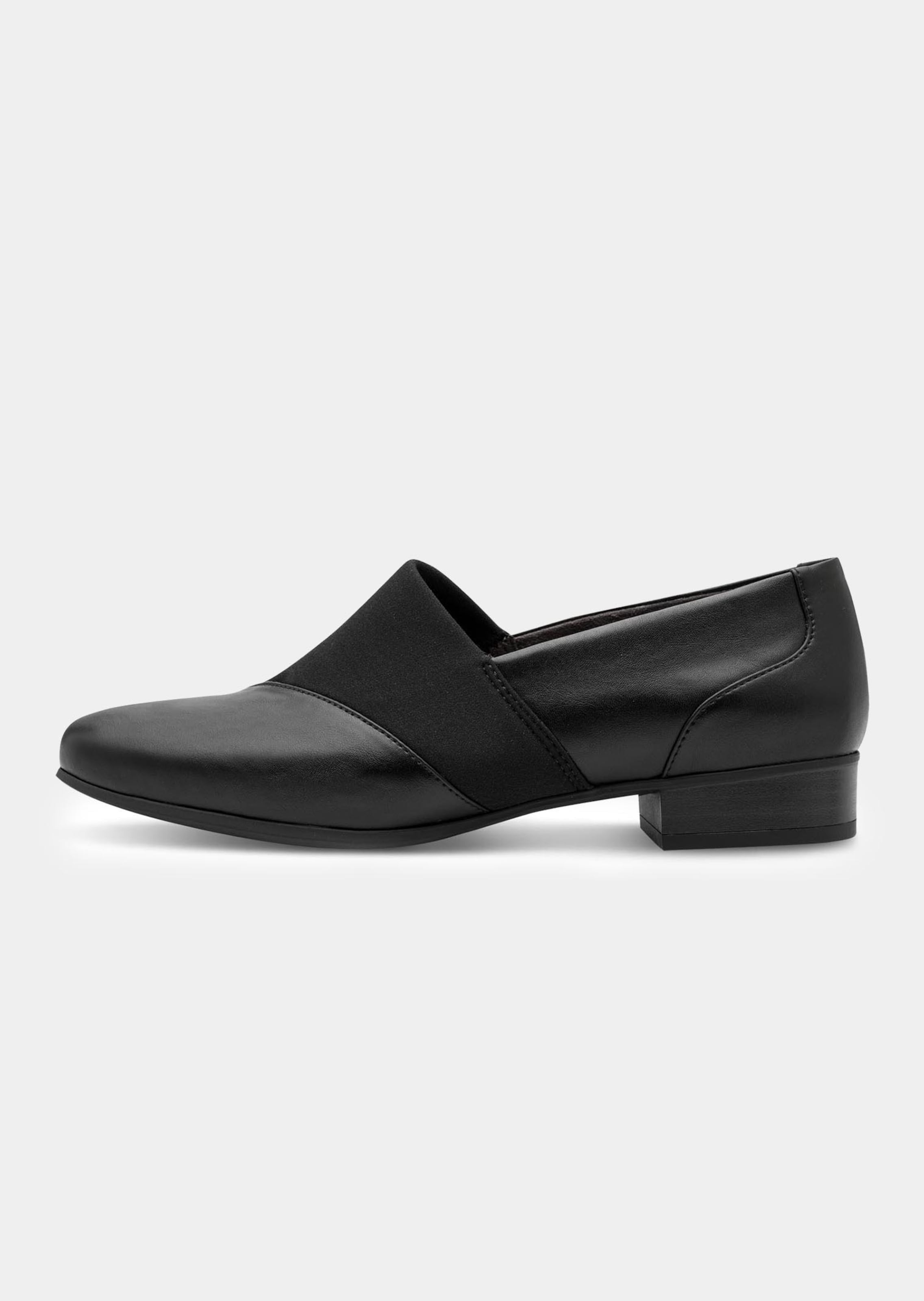 Slipper mit breitem Stretcheinsatz