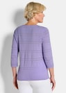 Leichter Strickpullover mit Ajourmuster thumbnail 3