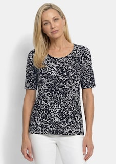 T-shirt en viscose avec imprimé léopard thumbnail 1