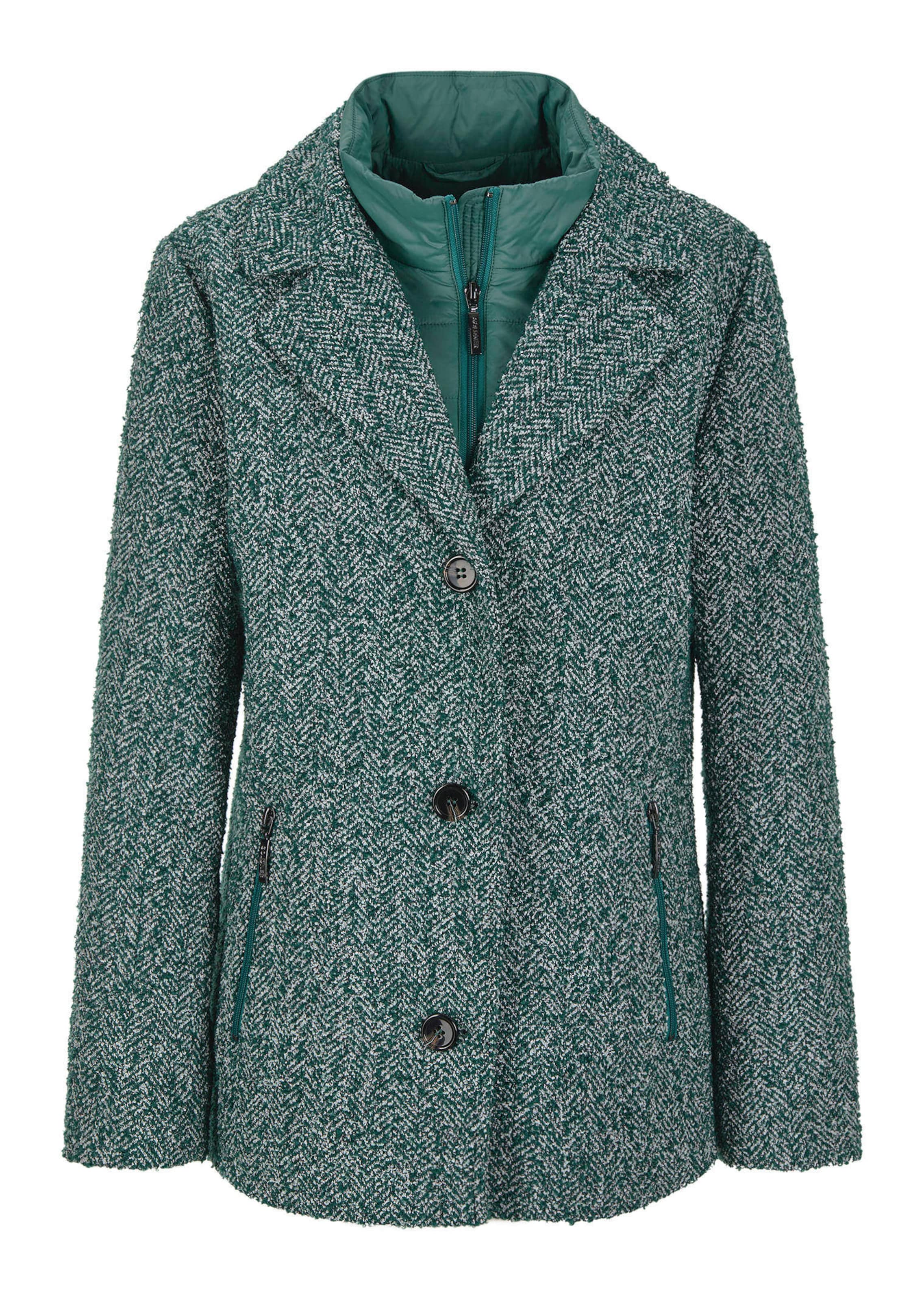 Jacke in 2-in-1-Optik mit Steppeinsatz