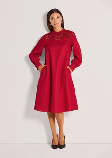 Leinenkleid mit Spitze thumbnail 2