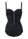 Elegant swimming costume with jewellery detail thumbnail 1
