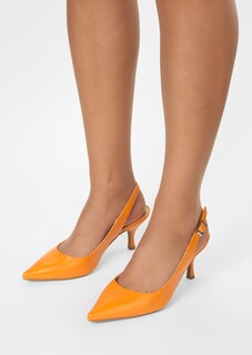 Spitze Leder-Slingpumps thumbnail 1