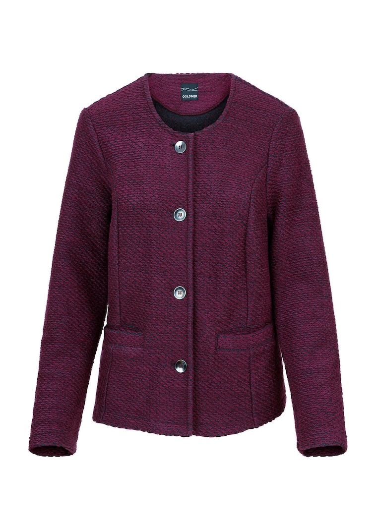 Femininer Blazer in Schlingen-Optik