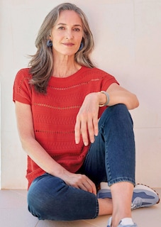 Tricot topje met boothals thumbnail 7