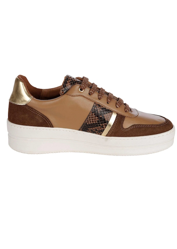 Sneaker mit Schlangenakzente 5