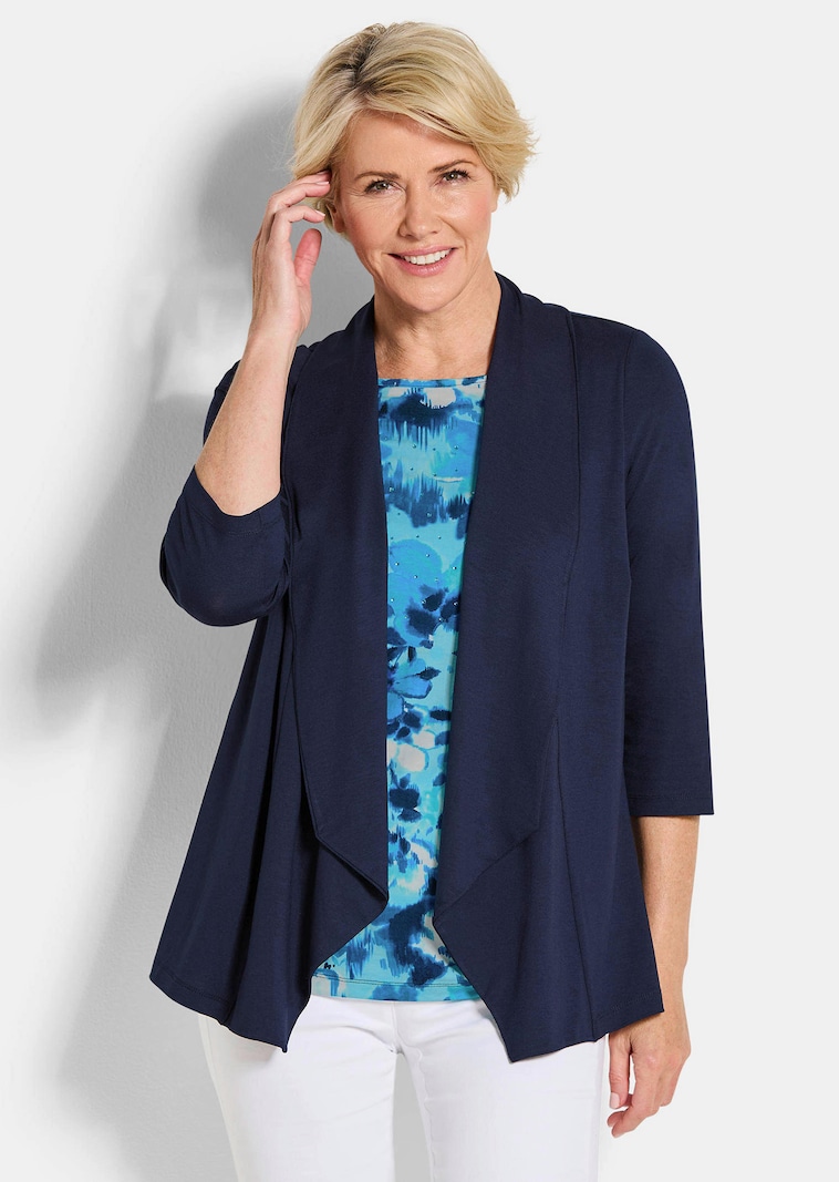 Jersey-Shirt in 2-in-1-Optik