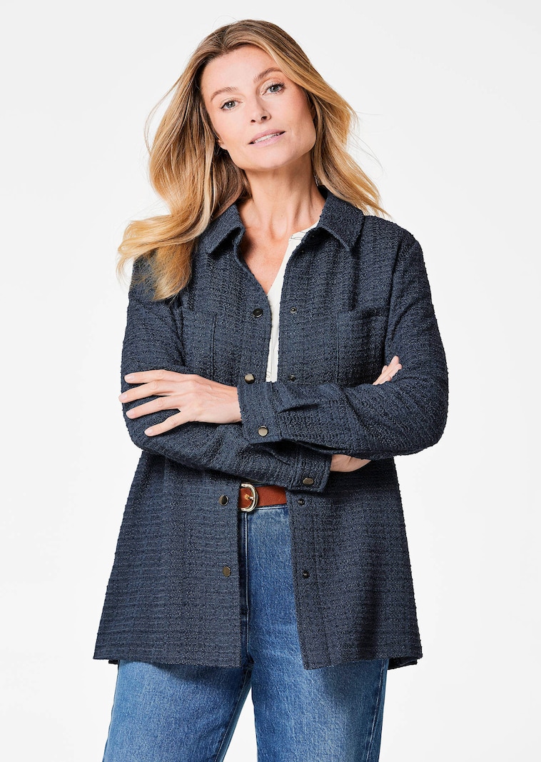 Hemdjacke in Boulcéoptik
