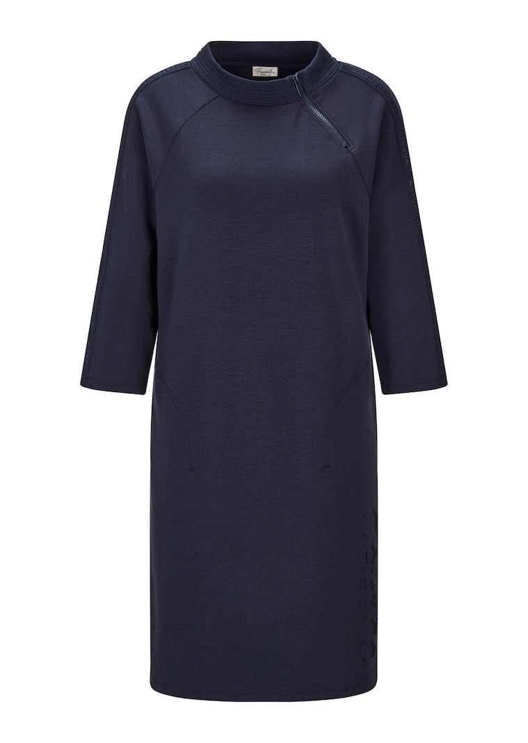Sweatkleid mit Stehkragen