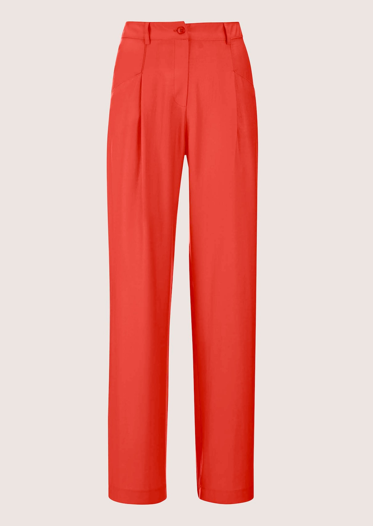 Weite Hose mit Ziernähten