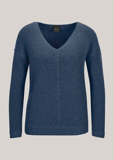Langarm-Pullover mit V-Ausschnitt thumbnail 6