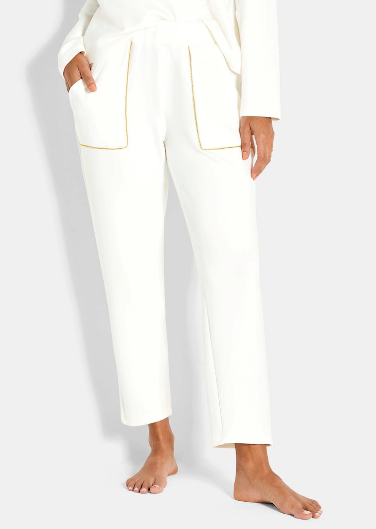 Jogginghose mit Schmuckborte