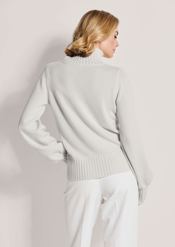 Kaschmir-Pullover mit Ballon-Ärmeln 2