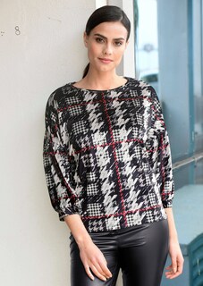 Shirt mit Hahnentrittdessin thumbnail 5