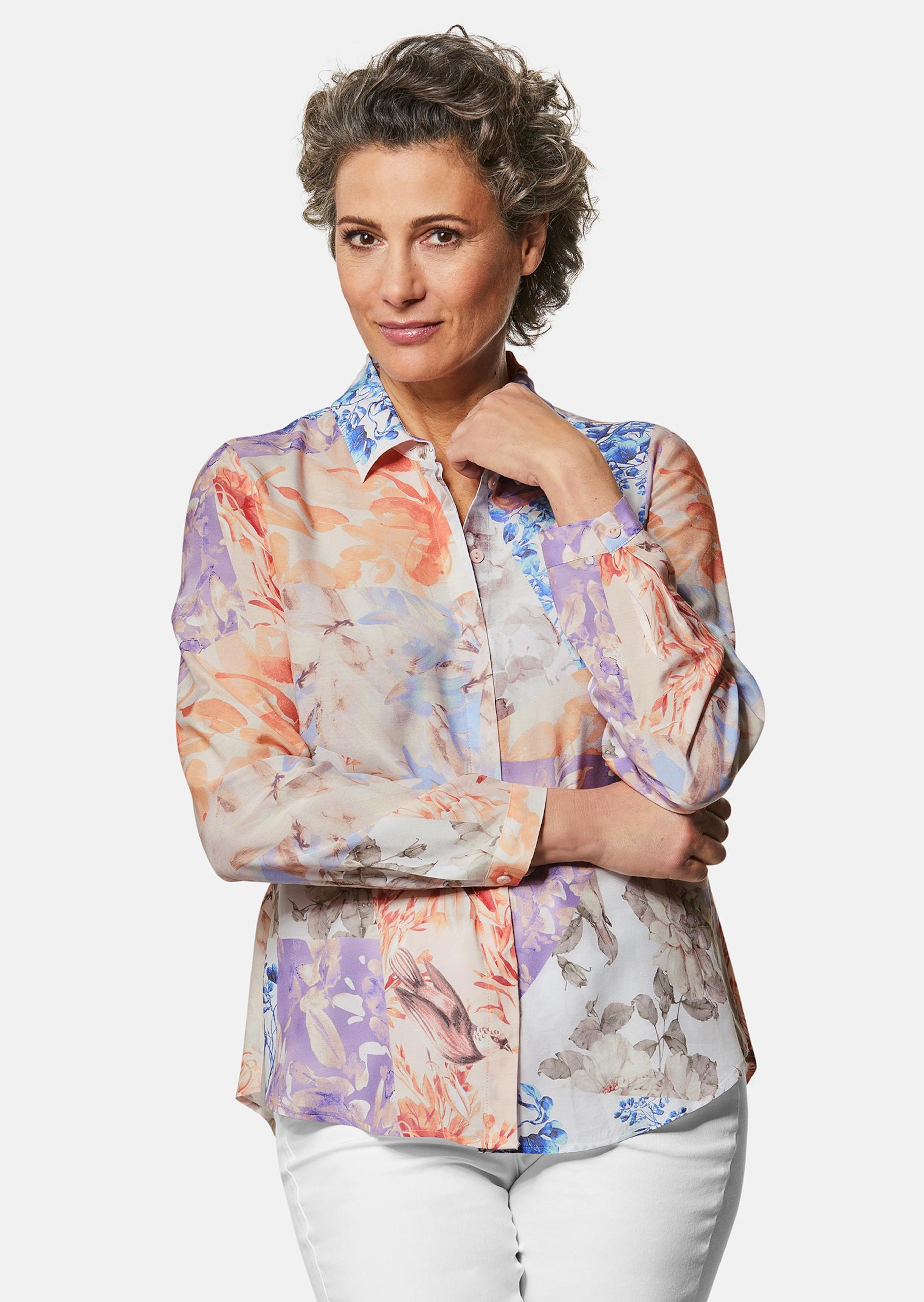 Painokuvioitu pusero laadukasta viskoosia