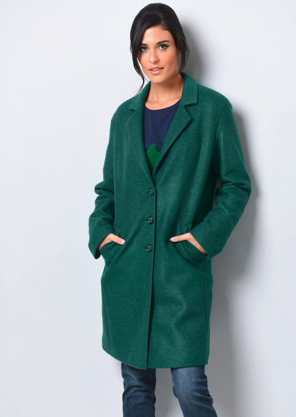 Jacke mit Reverskragen