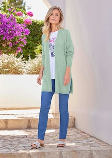 Longstrickjacke mit aufgesetzten Taschen thumbnail 8