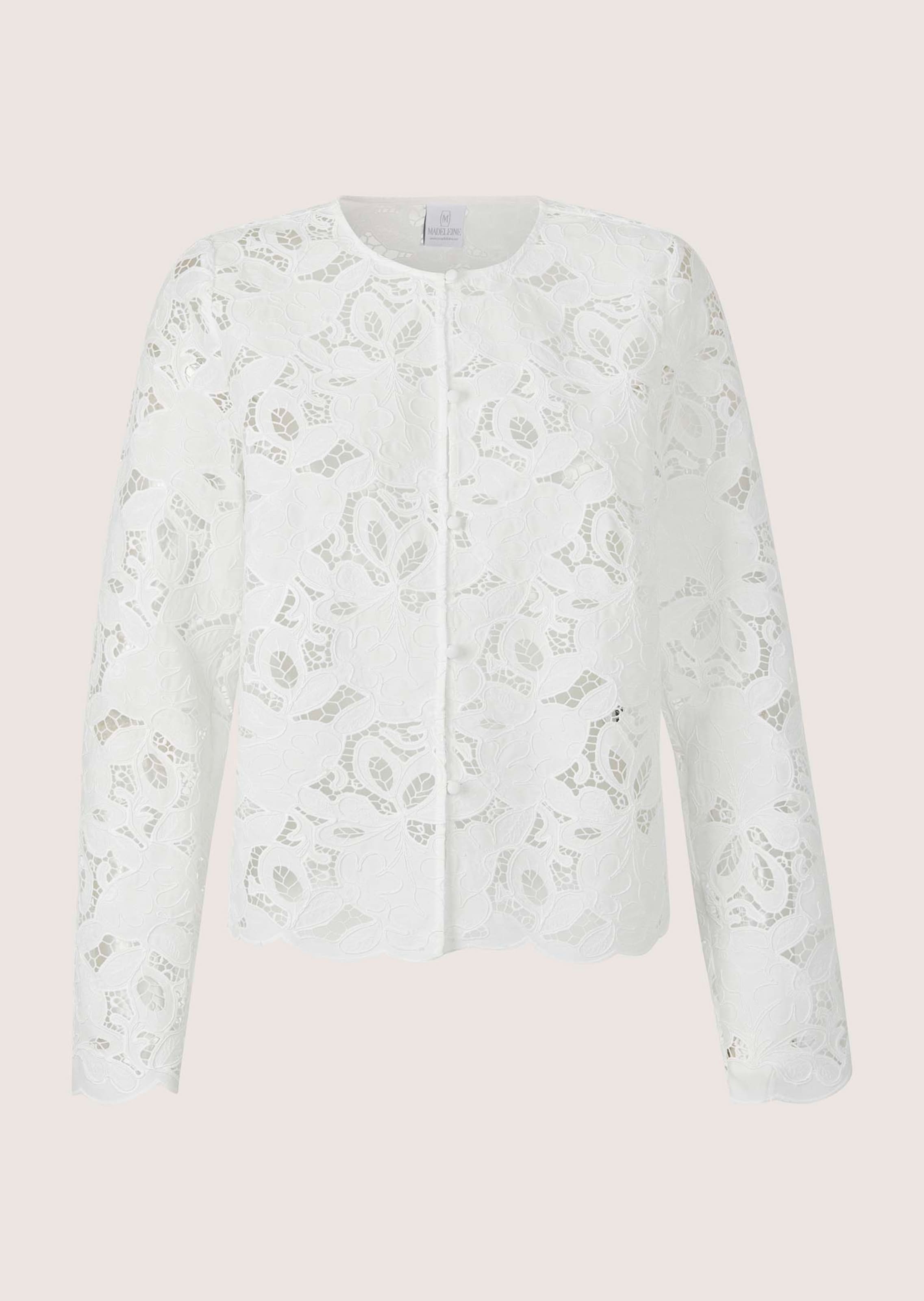 Blouse romantique en dentelle raffinée