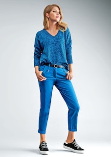 Oversize-Pullover mit abstraktem Leoprint thumbnail 7