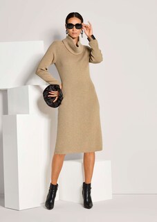 Robe en maille à col modulable thumbnail 4