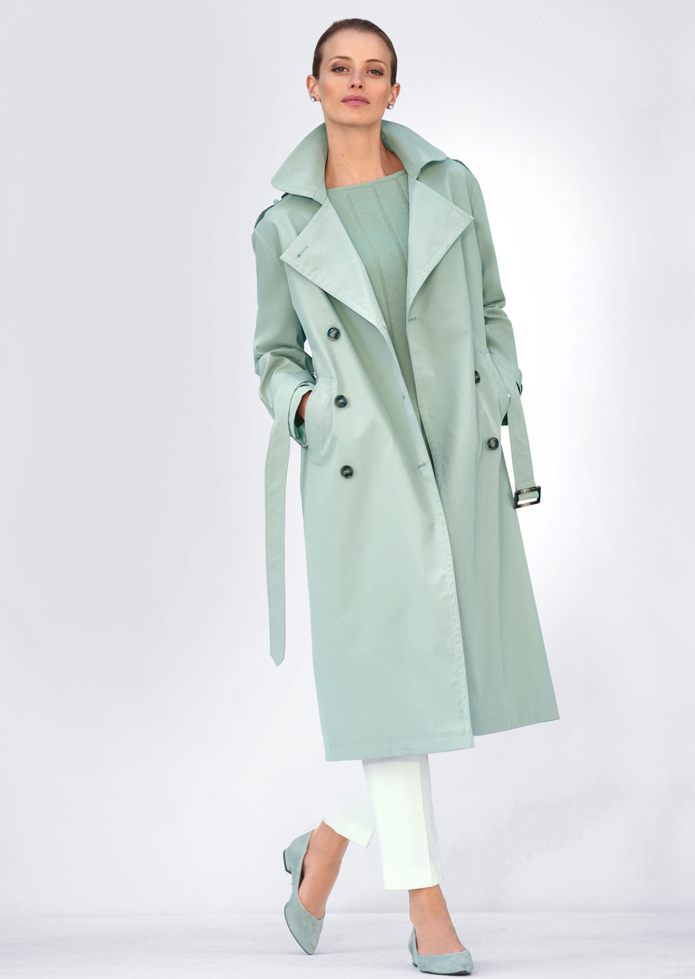 Duochrome Teal Trench Coat Size high quality Medium