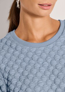 Sweatshirt mit Cloqué-Struktur thumbnail 5