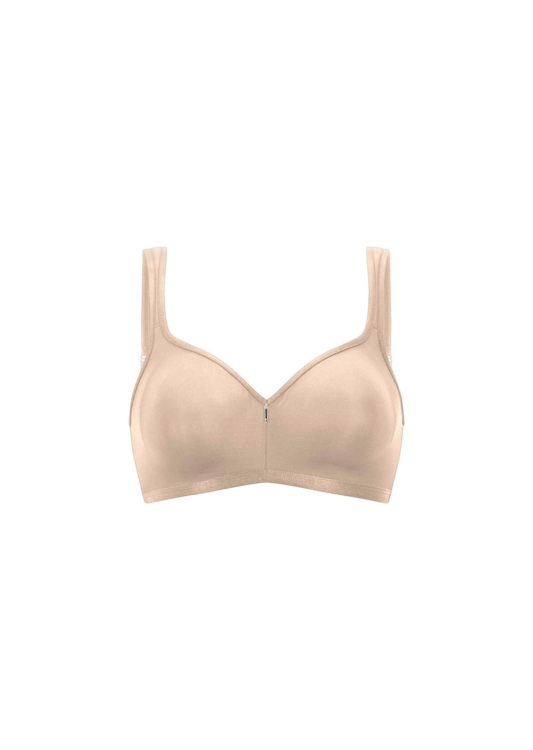 Soutien-gorge à bonnets moulés, sans armatures.