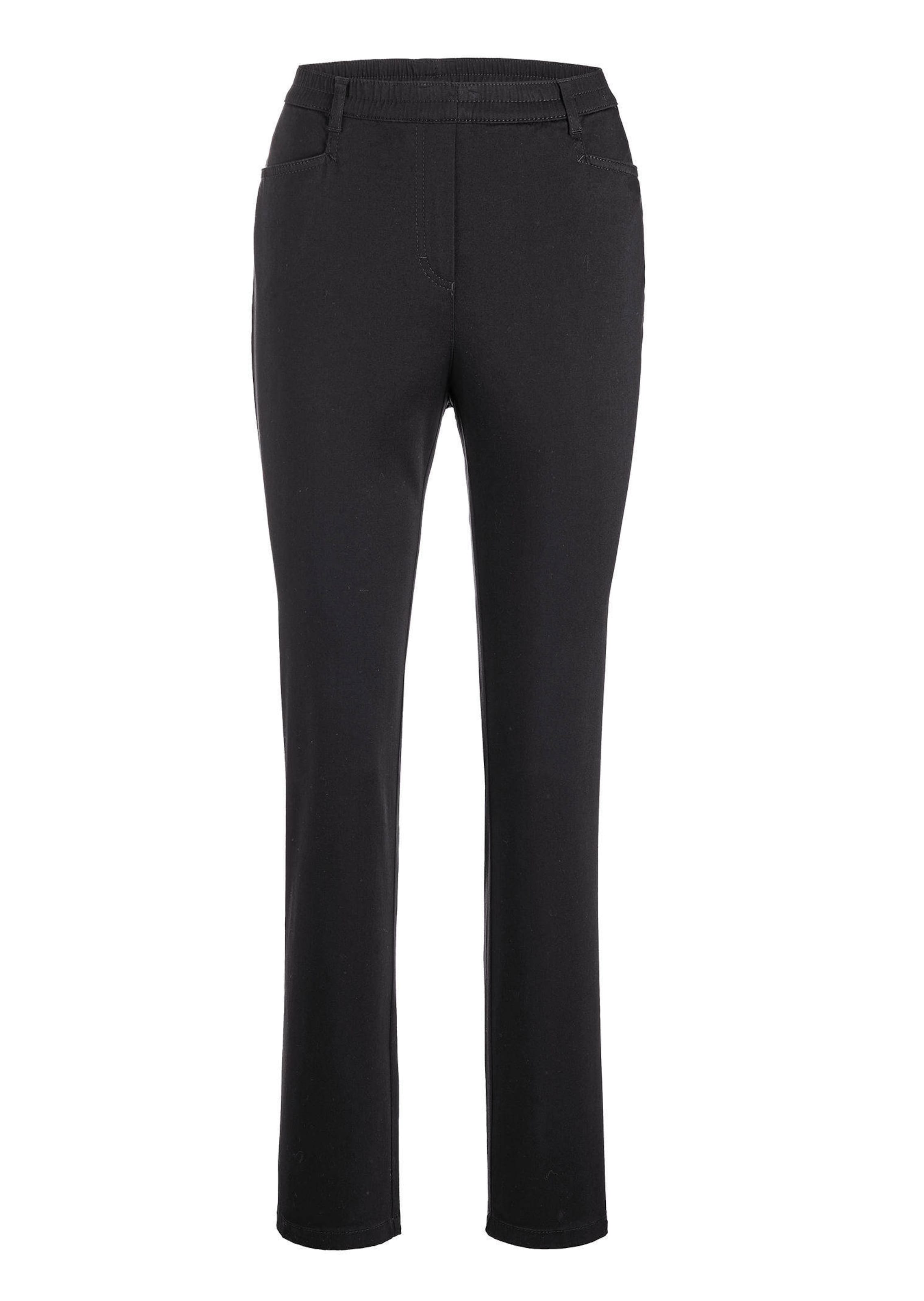 Pantalon LOUISA à taille élastique en coton satiné