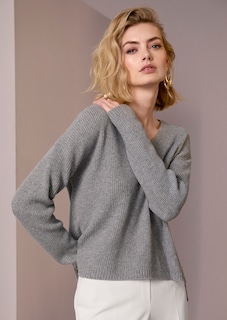 Kaschmir-Pullover mit V-Ausschnitt thumbnail 7