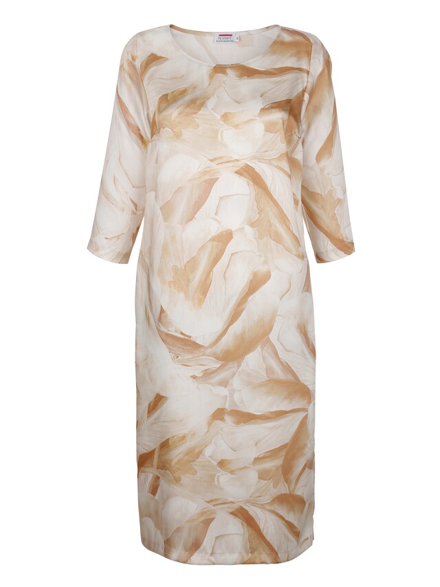 Kleid mit grafischem Dessin 3