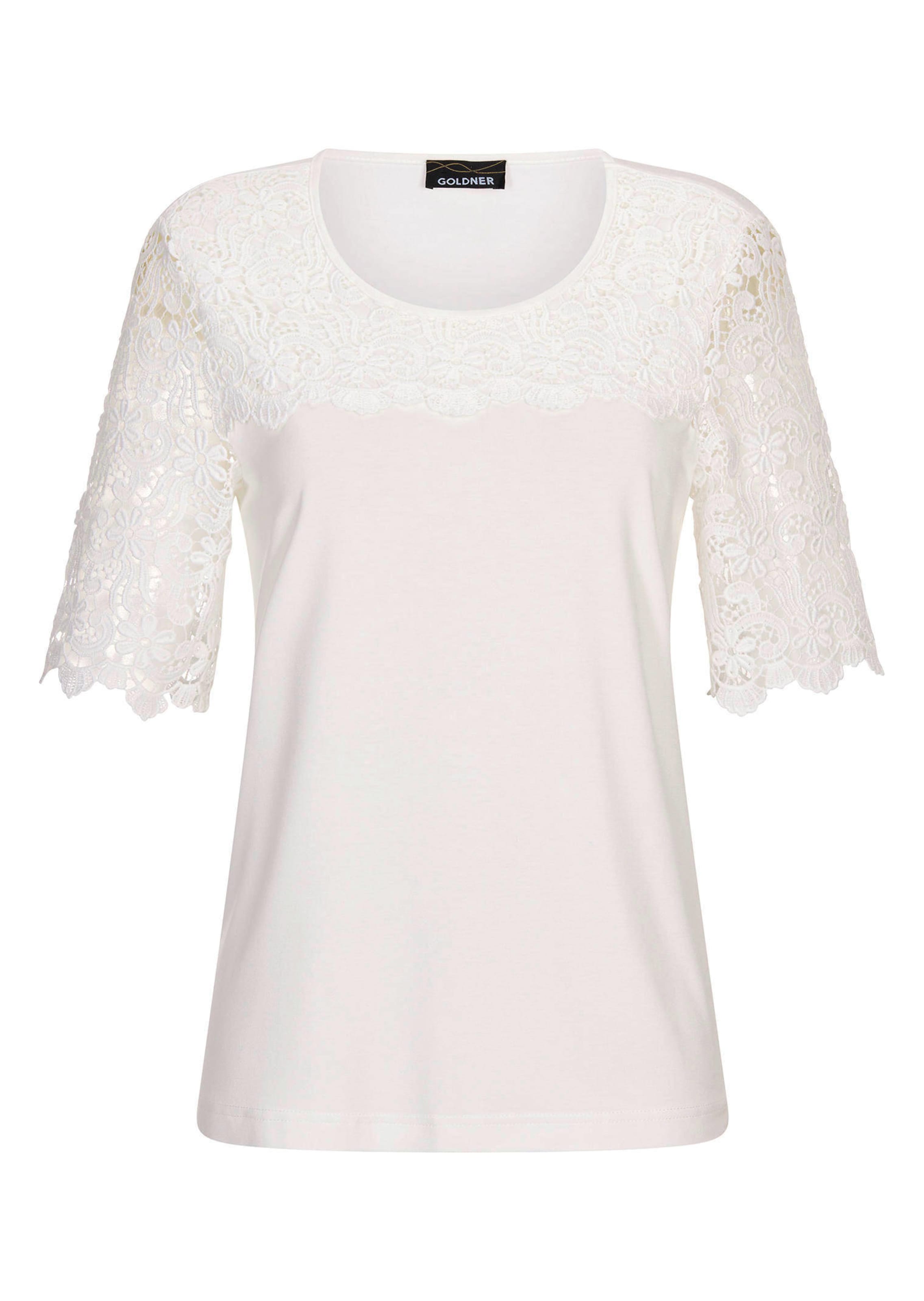 T-shirt avec dentelle du plus bel effet