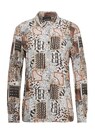 Modische Druckbluse mit Hemdblusenkragen thumbnail 6