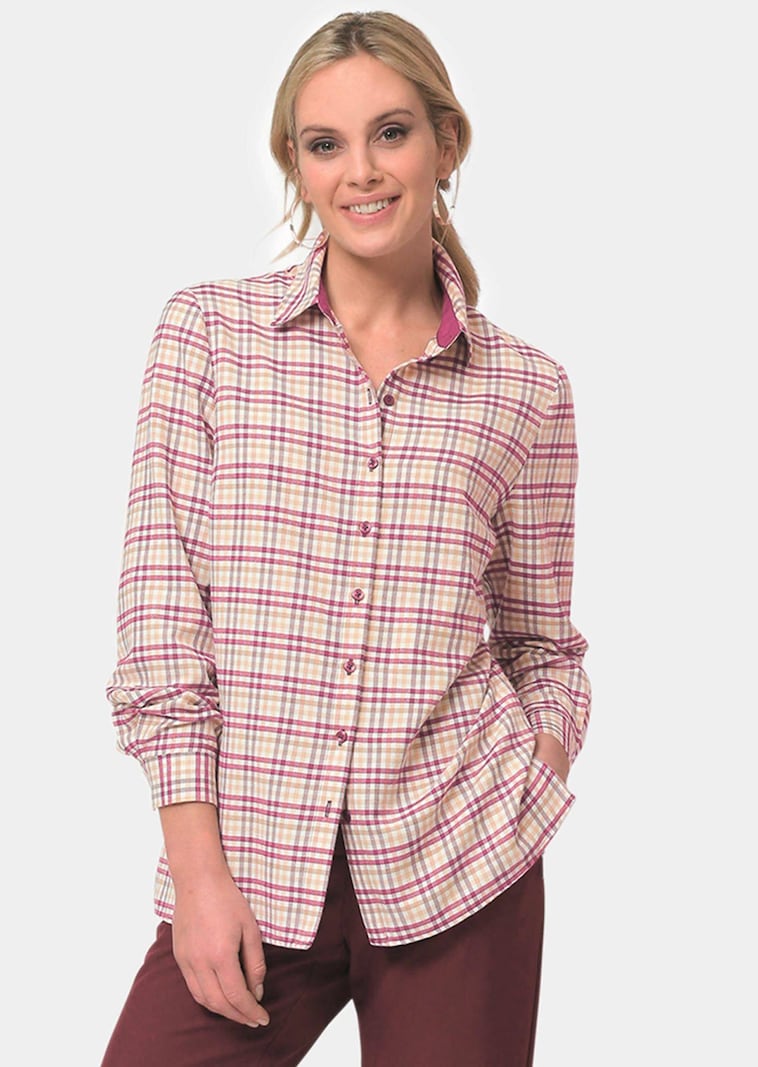 Chemisier à carreaux