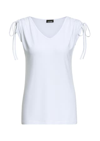 blanc Elégant T-shirt en jersey