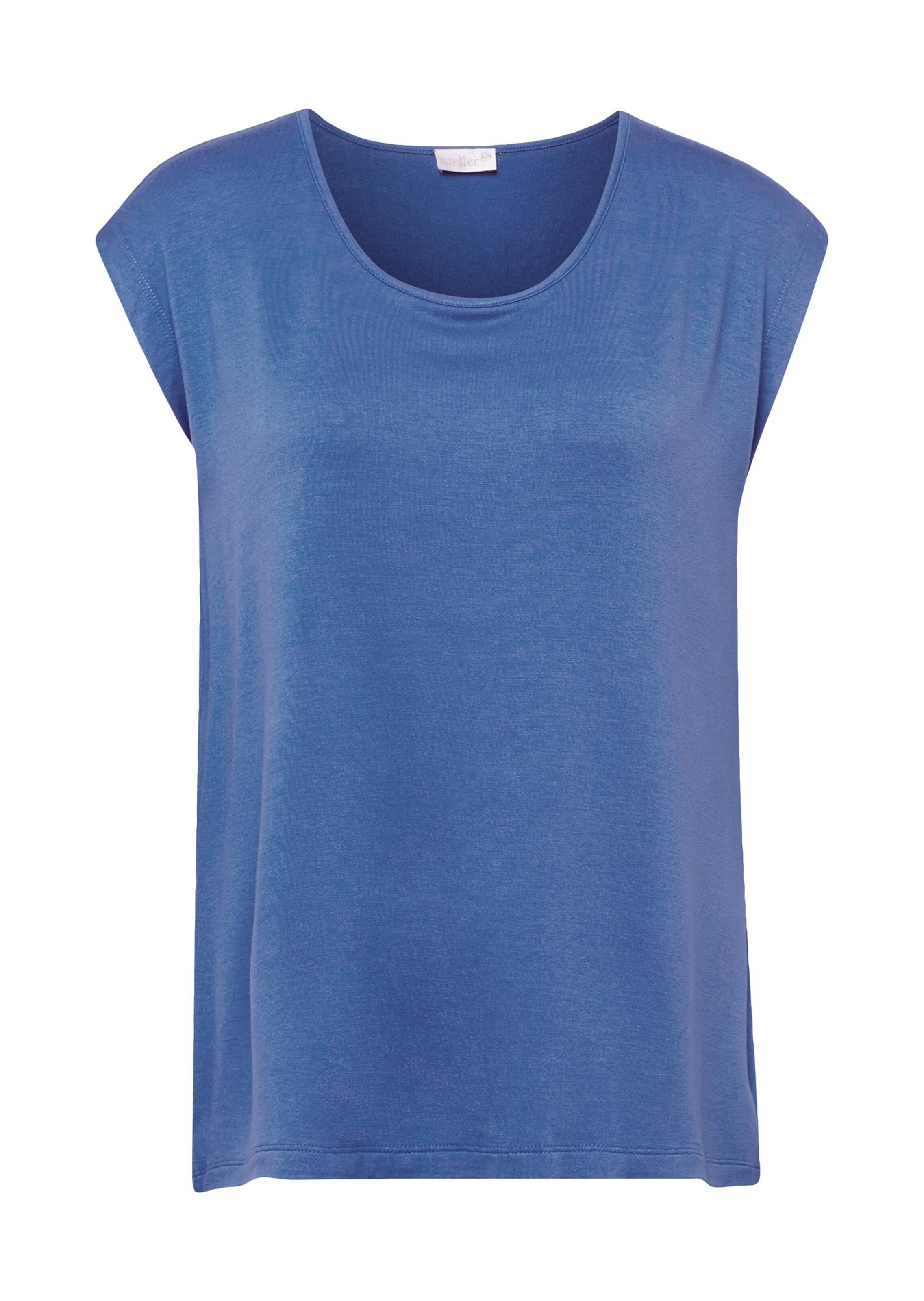T-shirt en jersey - bleu - Gr. 54 de Goldner Fashion