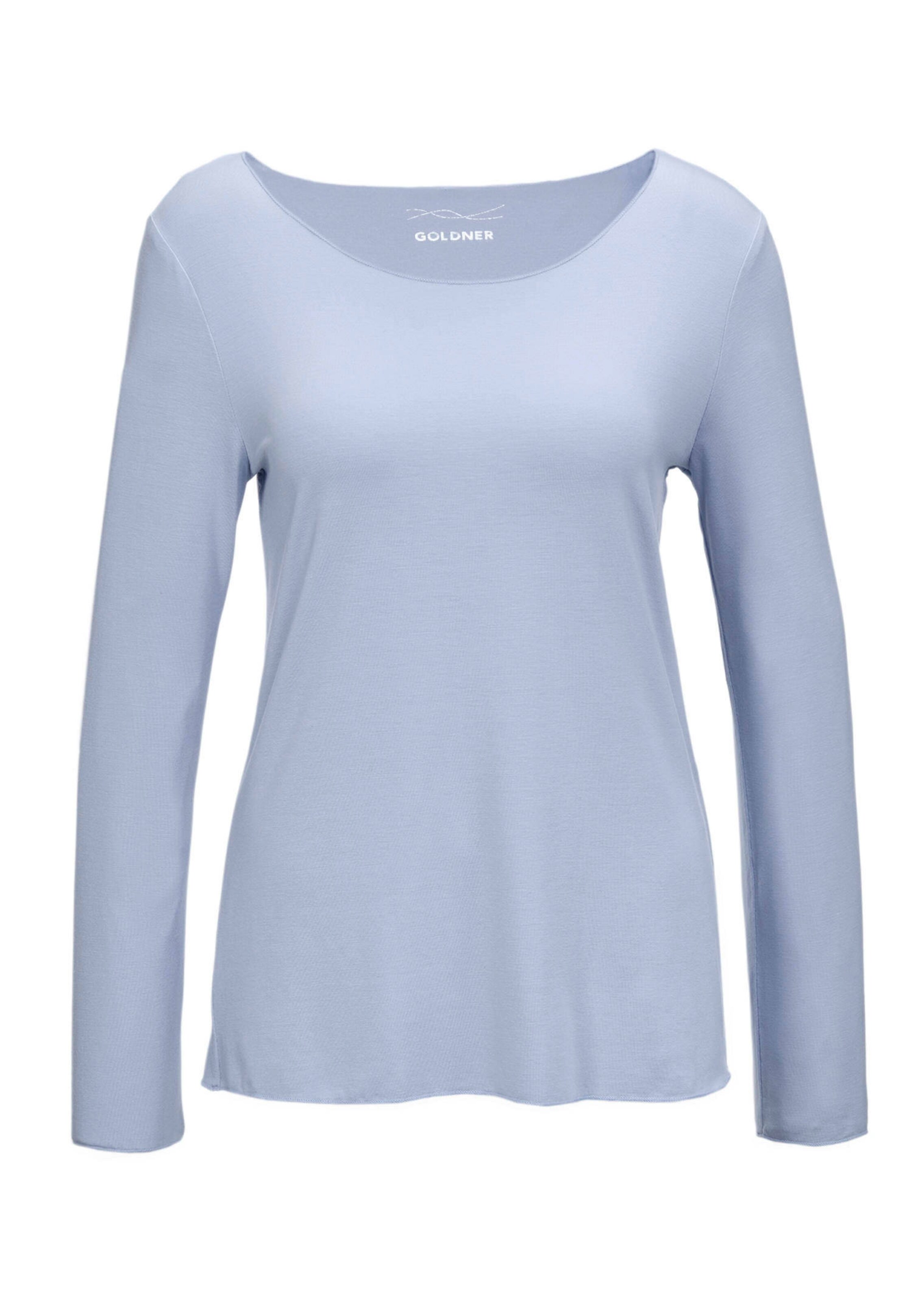 T-shirt à manches longues et liseré décoratif