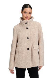 Wolljacke in flauschiger Teddy-Optik thumbnail 1