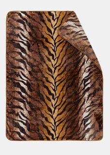 Microfaserdecke mit Animal-Print thumbnail 1
