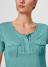 Kurzarmshirt mit Knopfleiste und aufgesetzten Taschen thumbnail 5