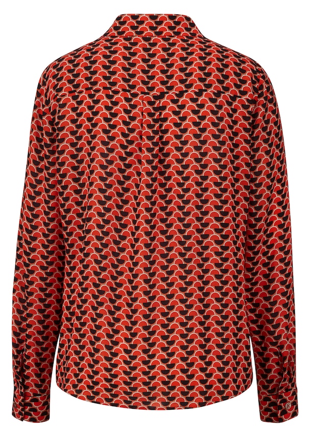 Hemdbluse in grafischem Dessin 5